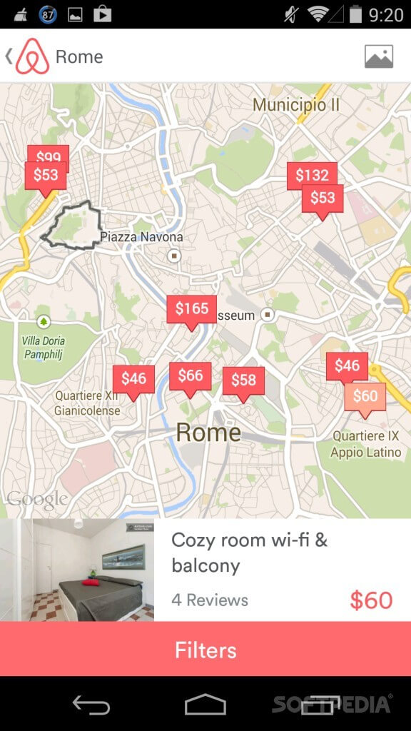 Airbnb-Android Map