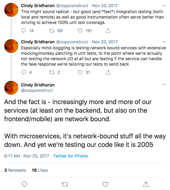 Cindy Sridharan on microservices testing