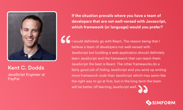 Kent c Dodds on React vs Vue