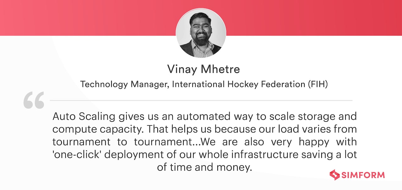 Quote Vinay FIH