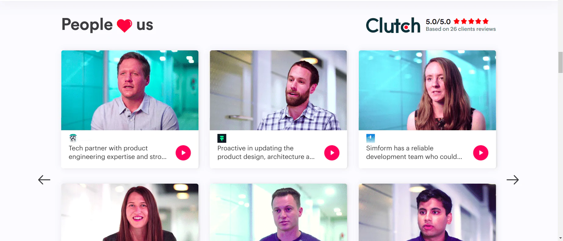 SIMFORM Client Testimonials