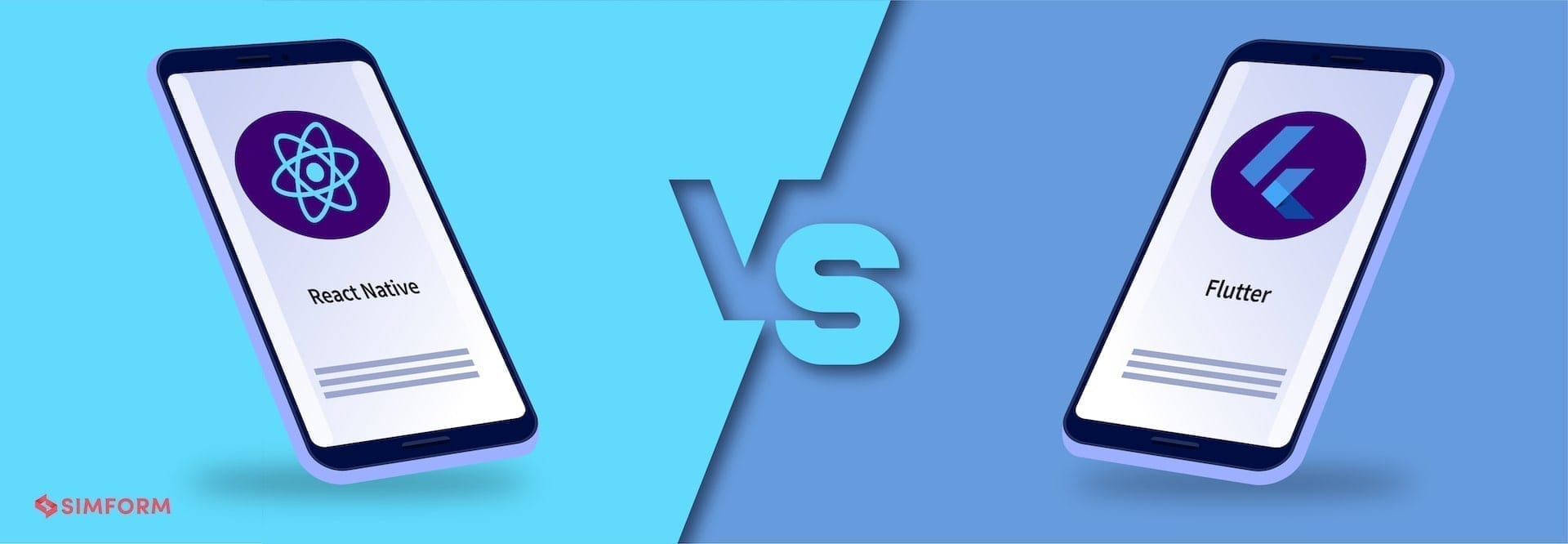 React native vs Flutter Banner Image