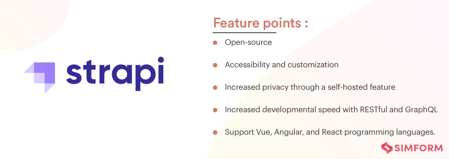 Features of Strapi as a headless CMS