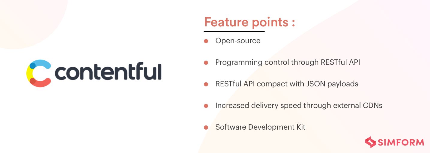 Features of Contentful as a headless CMS