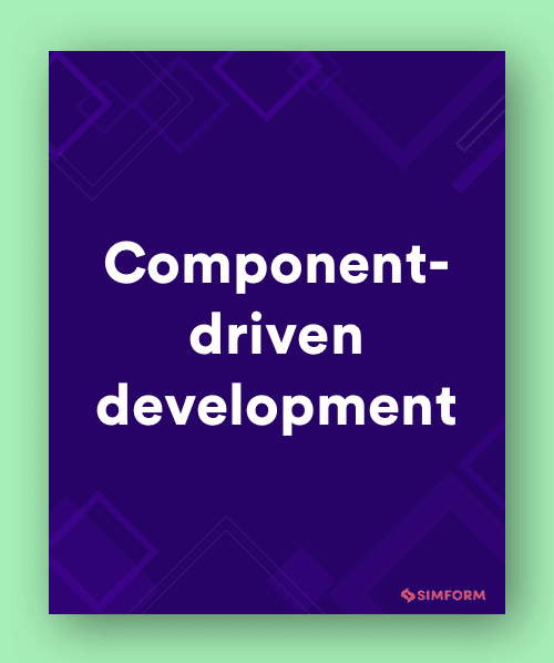 component driven development 