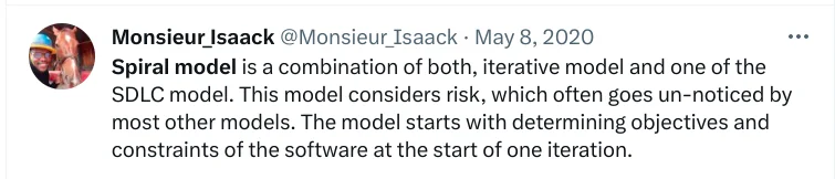 Monsieur Isaack Tweet