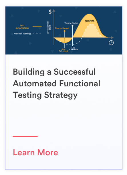 Automated functional testing strategy