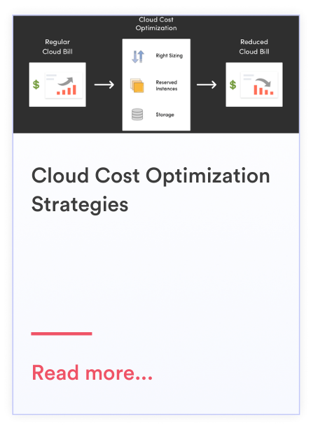 Cloud cost optimization strategies