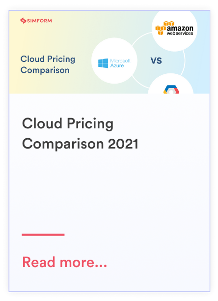 Cloud pricing comparison