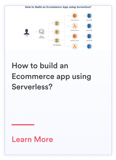 How to build an ecommerce app with serverless