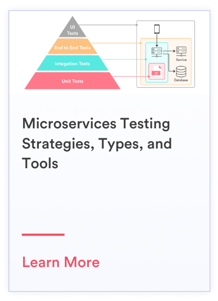 Microservices testing strategies types and tools