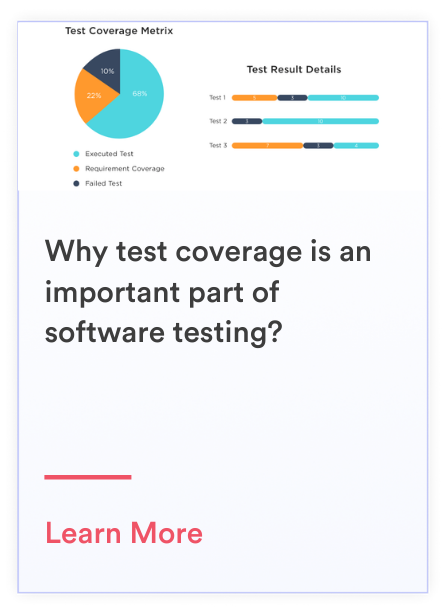Test coverage importance