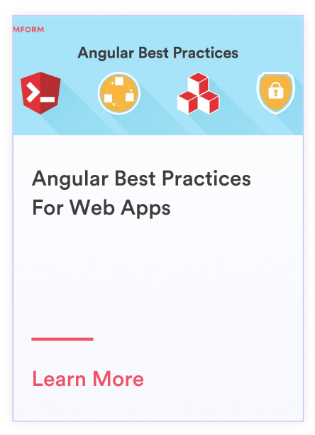 Angular best practices for web apps