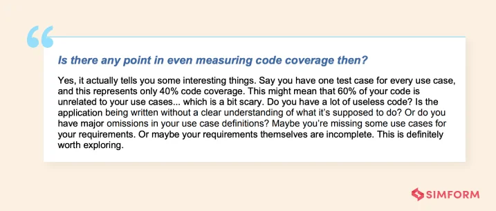 code coverage