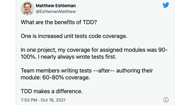 unit testing in TDD