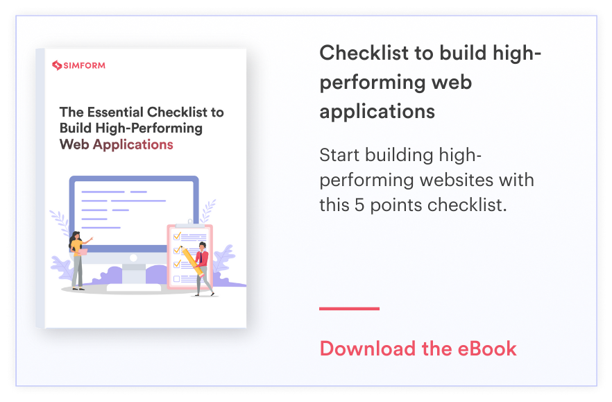 Building high performing web apps eBook