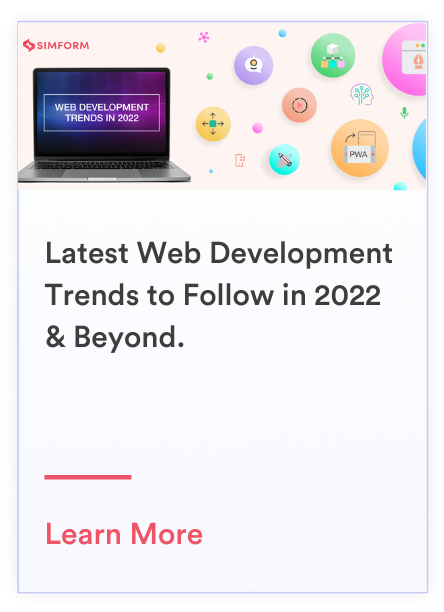 Latest web app development trends