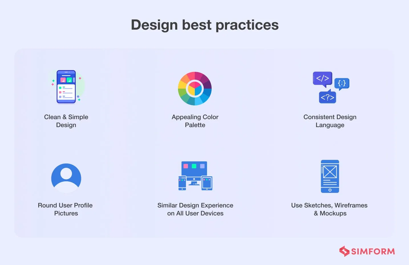 design best practices for social media app