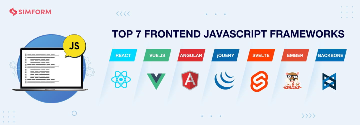 javascript frontend framework banner
