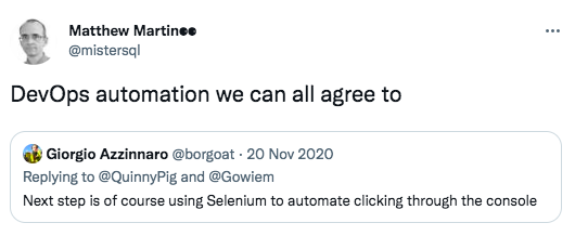 DevOps automation selenium