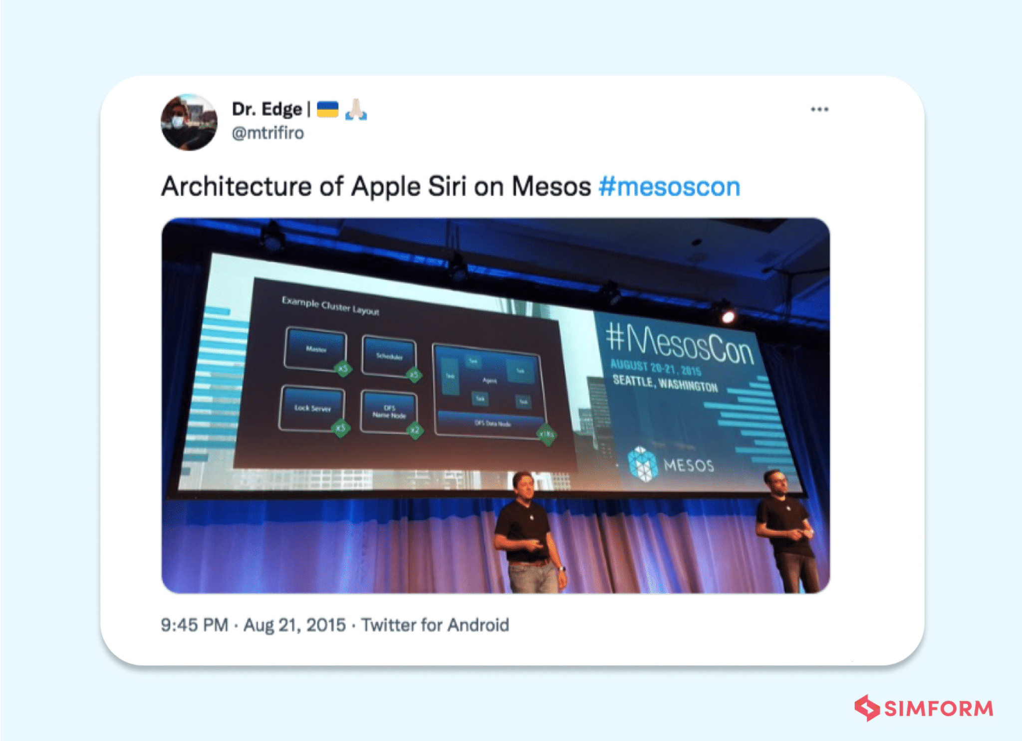 Architecture Of Apple Siri On Mesos