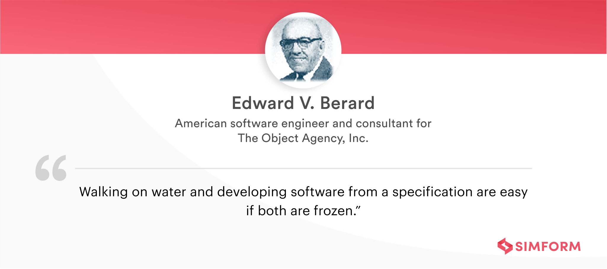 Edward V. Berard quote