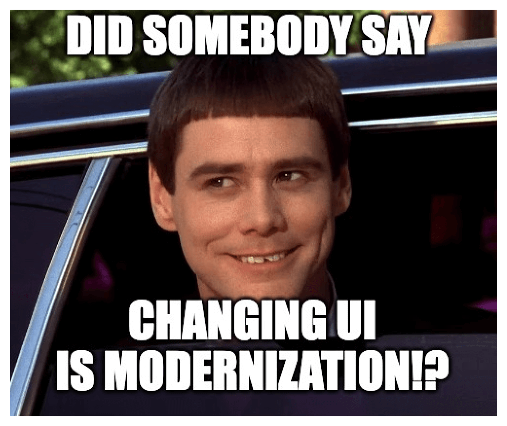 Modernization Meme