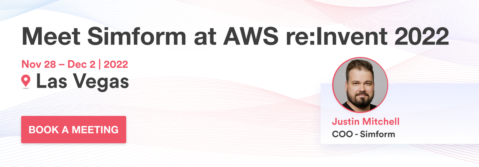 meet simform at aws re invent 2022