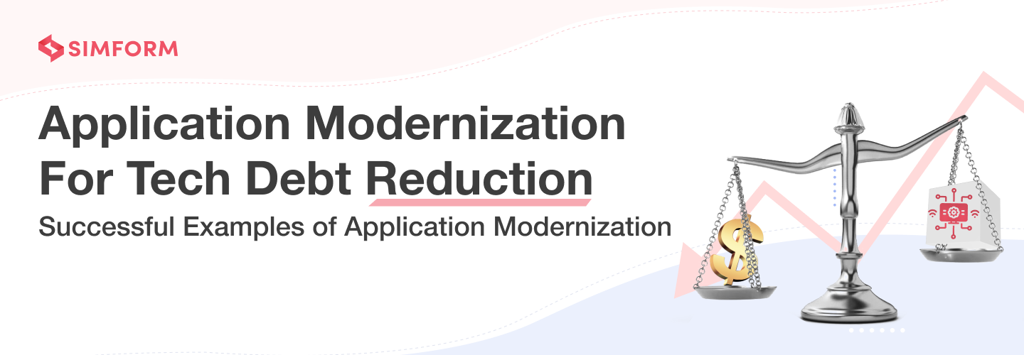Application modernization for tech debt reduction