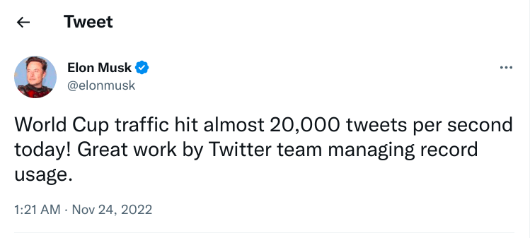 Elon Musk Tweet