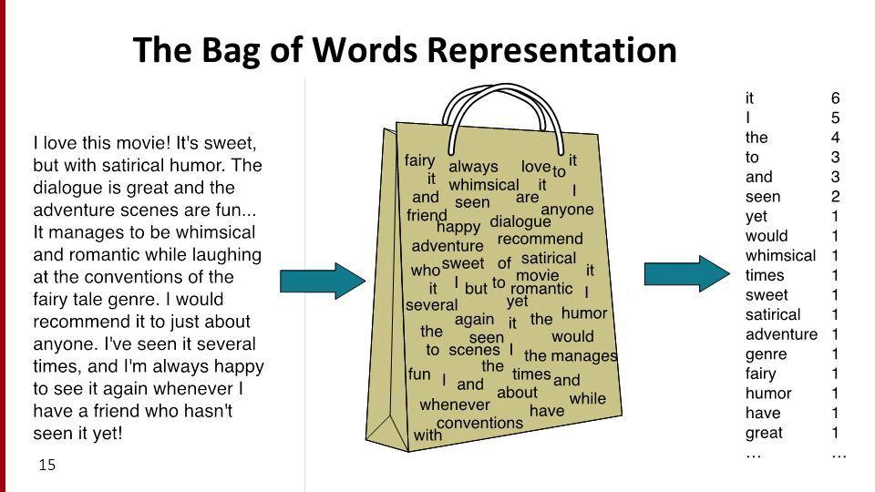 The Bag of Words Representation