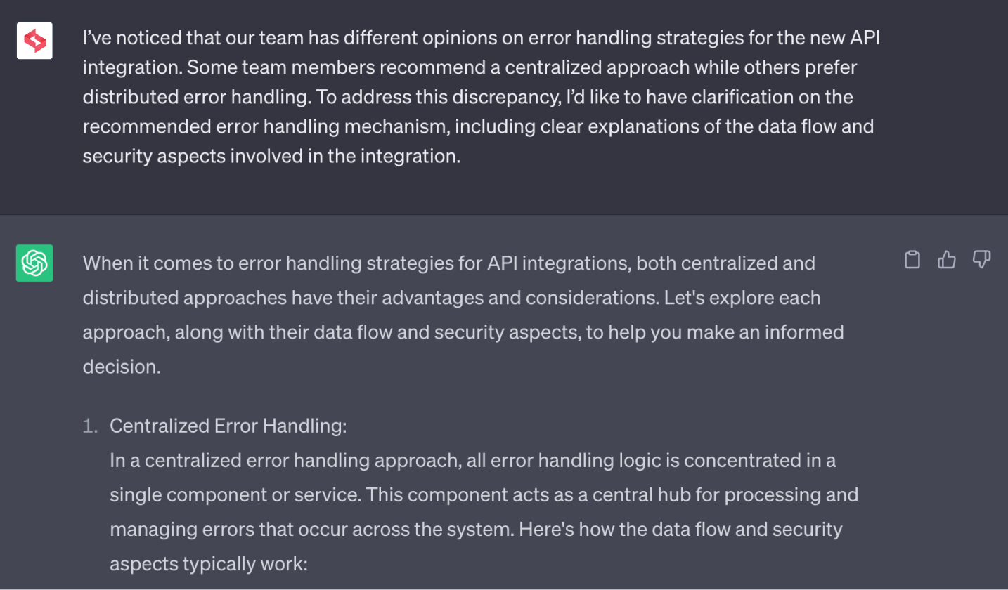 CTO Addressing Miscommunication ChatGPT