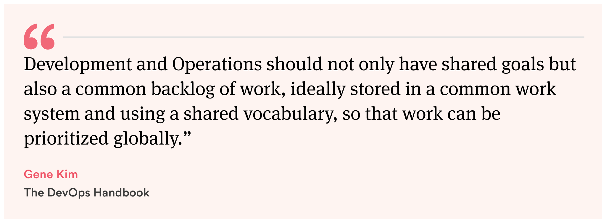 Quote_Shared knowledge foundation in DevOps